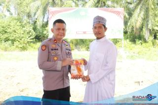 Dukung Program Ketahanan Pangan Nasional, Polres Langkat Lakukan Penanaman Jagung Serentak